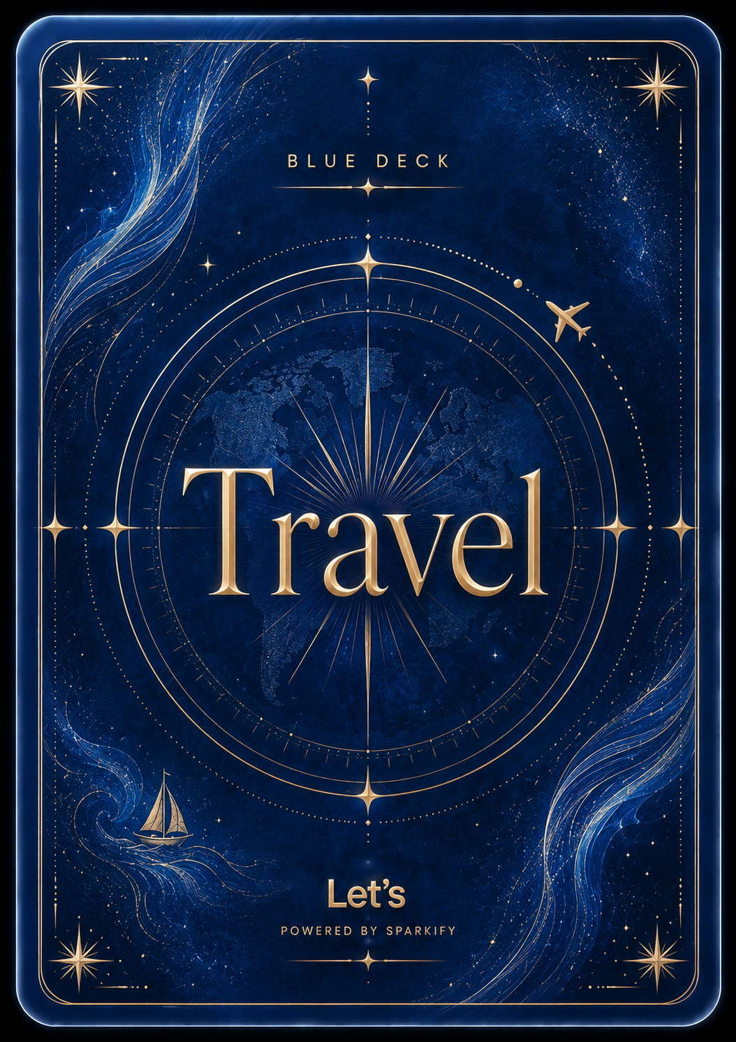 Blue Travel deck