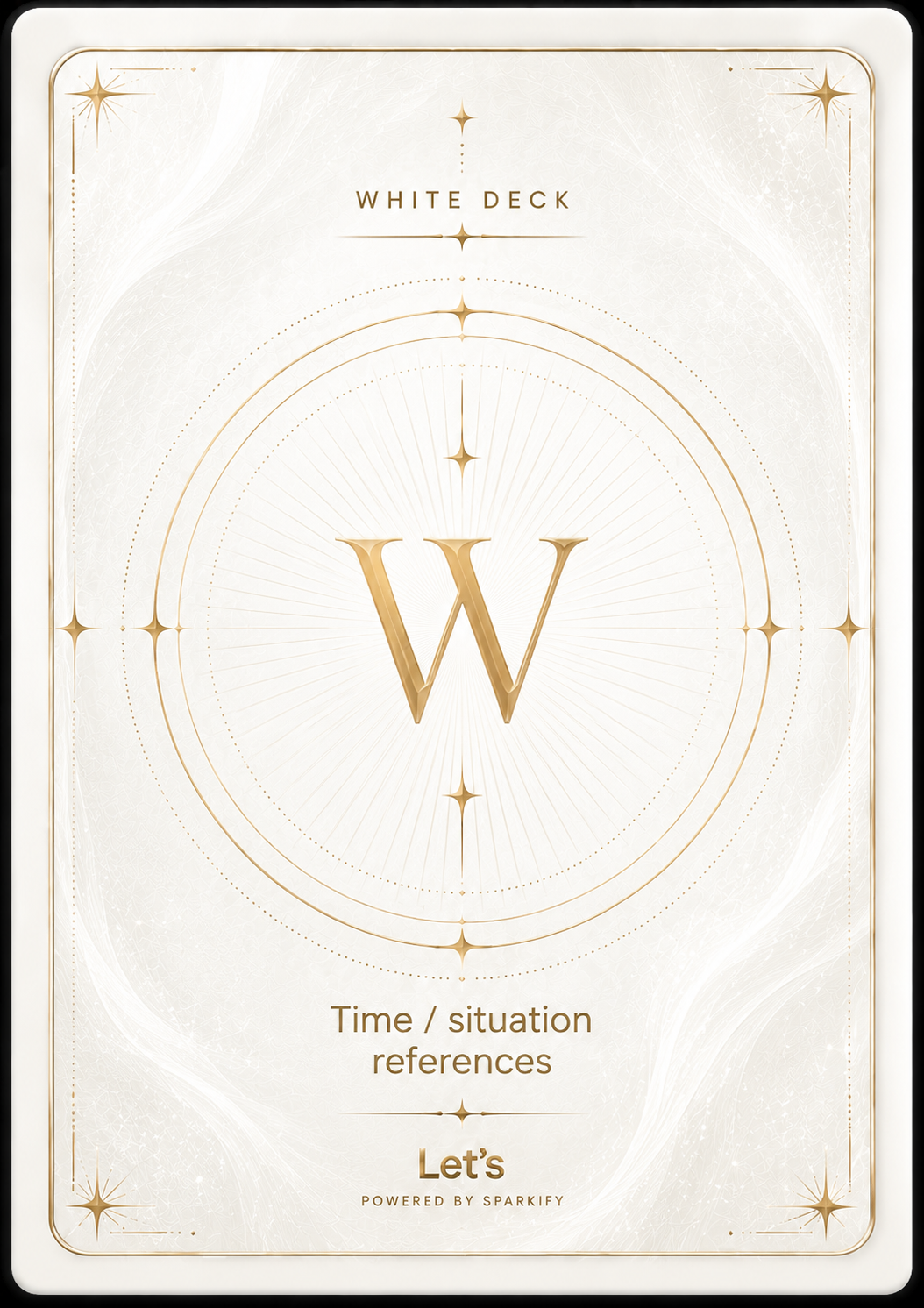 White deck